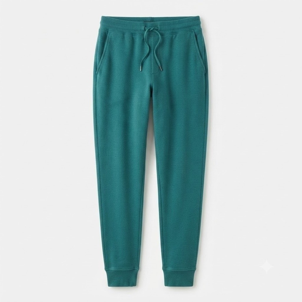 Richer Poorer Teal Fleece Joggers Small Elevated Loungewear Sweatpants